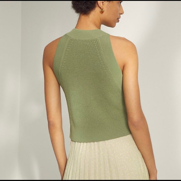 Aritzia Wilfred New Halter Tank in Sage Frost - Picture 2 of 6